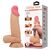 Dildo Ultrarealistic Sliding Skin Natural Baile, TPR, flexibil, [19cm x 4.4cm]