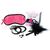 Set cadou erotic LoversPremium Tickle Me – Roz – Catuse, masca si pana