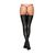 Colanți cu Aspect Latex Noir Handmade - Negru