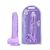 Dildo Loving Joy, cu testicule, Violet, 20 cm