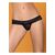 Chiloti Tanga Sexy cu Talie Lata si Funda Decorativa Obsessive - Negru