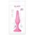 Plug Anal cu Ventuză Negru, Glamy, 12,5 cm, roz, (M)