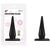 Dop anal Charmly Toy Exciting, 10 cm, Negru