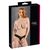 Chiloti din dantela cu perle stimulatoare, Cottelli Lingerie - Negru