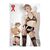 Portjartier LateX, Cottelli Collection, cu strapsuri, cleme si funda roz - Negru