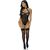 Set de lenjerie intimă Forplay Gold Status Body pentru femei - Negru