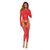 Bodystocking Plasa Decupat Rene Rofe - Rosu