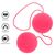 Bile Vaginale Kegel ToyJoy "Funky Love Balls" 21 cm - Rosu