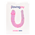 Double Mini Dildo, Loving Joy, Roz, 28 cm