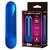 Mini vibrator bullet Kiwi Pretty Love Albastru Metalizat - vedere frontala