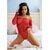 Body plasa rosu cu strasuri, Leg Avenue, S-L