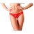 Bikini de Dantela Cottelli Collection - Rosu - detaliu finisaj