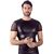 Tricou mulat Barbati NEK- model motociclisti, wetlook negru