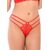 Lace string with straps RED - vedere frontala
