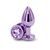 Plug Anal NS Novelties Rear Assets Medium Violet - imagine principala