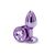 Plug Anal NS Novelties Rear Assets Small Violet - imagine principala