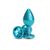 Dildo Anal Iridescent Plug Medium Green - vedere frontala