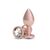 Iridescent Plug Medium Rosegold - vedere frontala