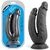 Dildo dubla penetrare VSCNOVELTY, negru, 21cm