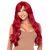 Peruca Leg Avenue Long Wavy Wig Rosu - vedere fata