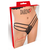Lenjerie Daring Intimates Lace String with Straps Negru