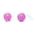 Bile Vaginale Duo Balls Purple, bile Geisha duble conectate prin snur de recuperare