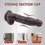 Dildo Chisa Novelties "Fashion Dude" 22 cm - Negru- ventuza puternica