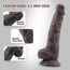 Dildo Chisa Novelties "Fashion Dude" 22 cm - Negru - detaliu produs
