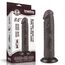 Dildo Dubla Densitate cu ventuza si strat dublu glisant de 20cm, Negru
