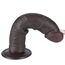 Dildo Dubla Densitate cu ventuza si strat dublu glisant de 20cm, Negru