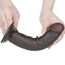Dildo Dubla Densitate cu ventuza si strat dublu glisant de 20cm, Negru