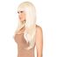Peruca blonda par lung drept, Leg Avenue, 63 cm- vedere laterala