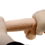 Dildo Ultrarealistic Sliding Skin Natural Baile, TPR, flexibil, [19cm x 4.4cm]