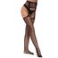 Dres model portjartier cu bretele si sireturi Lace by LJ, negru  -vedere ;aterala