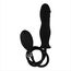 Dildo Gonflabil Loving Joy 6 Inch Negru - vedere completa cu pompa manuala