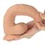 Dildo Realist Lovetoy Real Extreme Natural 23.5cm - detaliu flexibilitate material