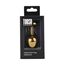Dop Anal Metal Toosh Auriu Piatra Rosie Medium - cutie ambalaj original