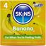 Prezervative SKINS Banana Premium Condoms, 4 buc.
