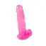 dildo cu scrot si ventuza roz
