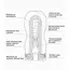 Masturbator TENGA Deep Throat Cup Blue