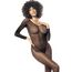 Bodystocking Fishnet Maneci Lungi Negru Mapale
