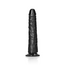 Dildo Slim Realistic REALROCK Negru ventuza baza