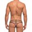 Male Power Strappy Thong - Blue/Black