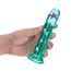 Dildo Realistic REALROCK Suction Cup 6'' Verde Transparent