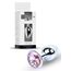 Plug Jewellery Silver, cristal roz pal - cutie B-Series alaturi de plugul anal bijuterie