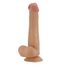 Dildo Realist Pretty Love Tallen 22 cm - Natural cu ventuza si scrot
