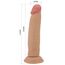 Dildo Realist Pretty Love Keon 21,4 cm dimesiuni