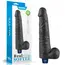 Vibrator XXL Realist Lovetoy Real Softee 27,2 cm - Negru