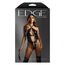 Body Fantasy Lingerie Croc Embossed Wetlook Negru - cutie produs Edge