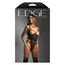 Body Fantasy Lingerie Crotchless Glitter Cupe Deschise Negru - cutie produs Edge